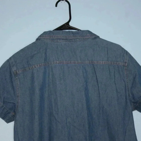 Vermont Country Store Brand Denim Midi Dress with Pockets Modest - Picture 11 of 12